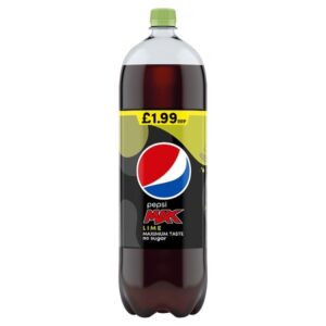 Pepsi Max Lime No Sugar Cola Bottle 2 L