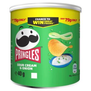 Pringles Sour Cream & Onion Crisps Can 79p