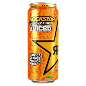 Rockstar Juiced Tropical, Orange & Passion Fruit 500ml