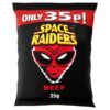 Space Raiders Beef Corn Snacks 25g