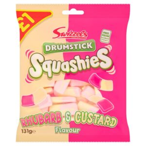 Squashies Rhubarb & Custard Flavor 131g