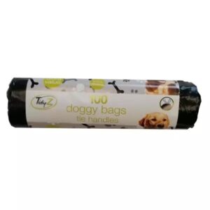 Tidyz Black Doggy Bags - 100pk