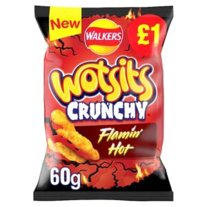 Walkers Wotsits Crunchy Flamin' Hot Snacks