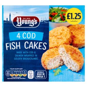 Youngs 4 Cod Fish Cakes 200g