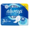 Always Ultra Sanitary Towels Day & Night (Size 3) Wings X9 Pads